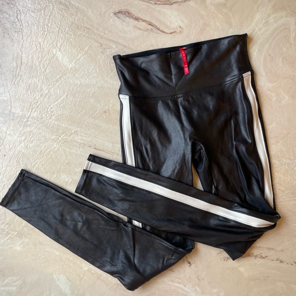 SPANX Black and White Leggings